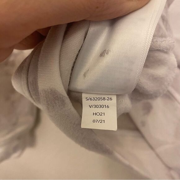 ATHLETA CHAKRA FLORAL BLUFF GRAY BALANCE PRINTED sweatshirt lyocell modal XXS - Picture 5 of 10